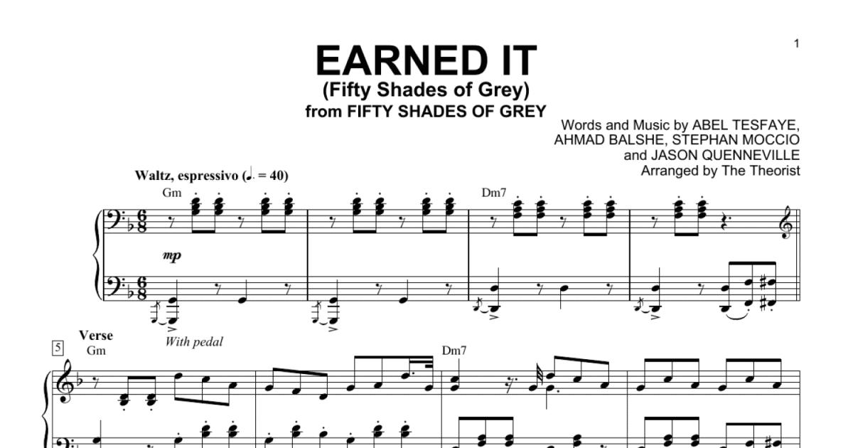 Earned It, Fifty Shades Of Grey