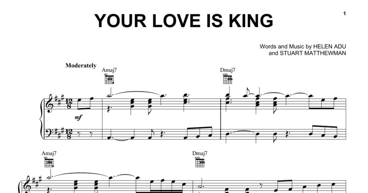 Your Love Is King Sheet Music by Sade Adu, nkoda