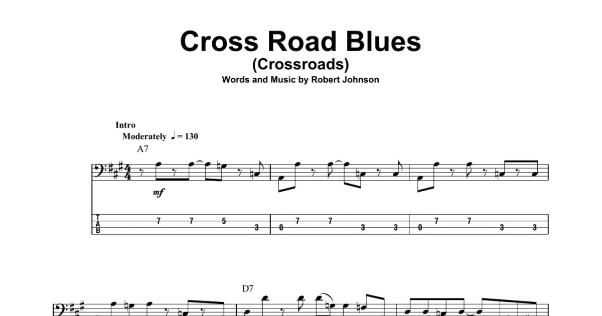 Cross Road Blues (Crossroads) - Easy Guitar with TAB