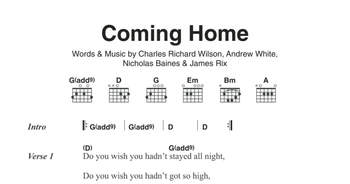 INTRUDERS COME HOME SOON Chords - Chordify