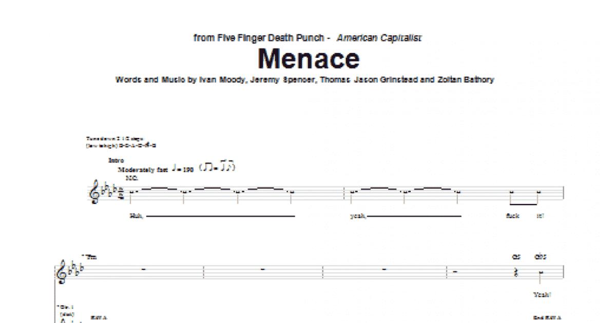 Meaning of Menace by Five Finger Death Punch