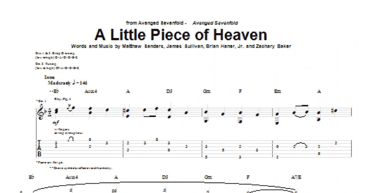A Little Piece Of Heaven Acoustic Guitar Cover / Avenged Sevenfold 
