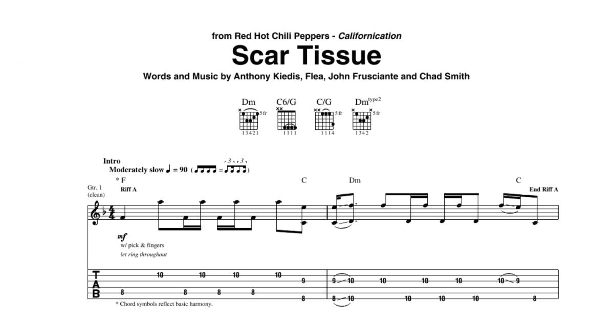 Download Scar Tissue Guitar Flash - Colaboratory