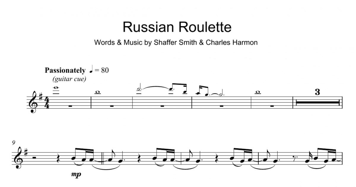 Red Velvet - Russian Roulette (Saxophone Alto) Sheet music for Saxophone  alto (Solo)