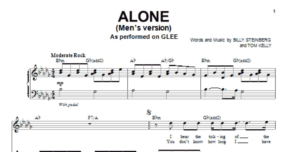 Alone - Heart - Piano Sheet Music