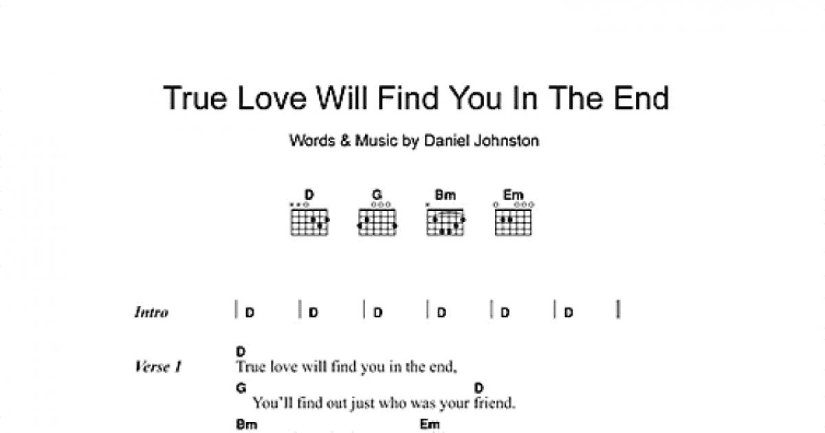 True Love Will Find You In The End(Daniel Johnston)