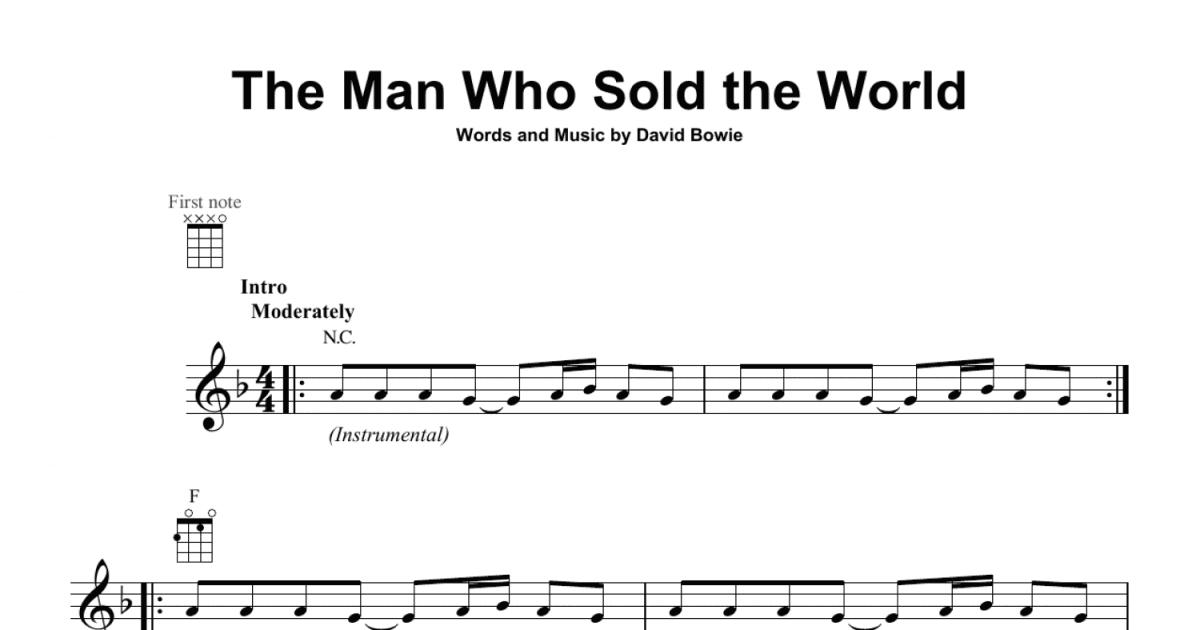The Man Who Sold The (Ukulele) - Print Sheet Music Now