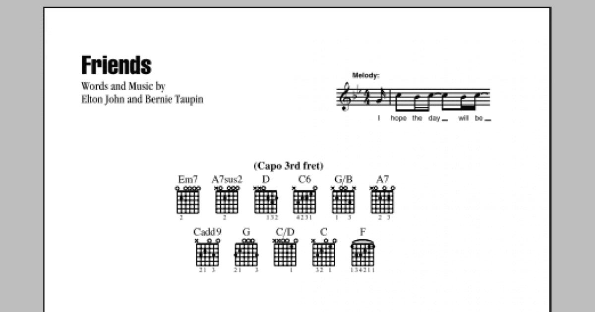 Elton John - Sacrifice - Chords & Lyrics 