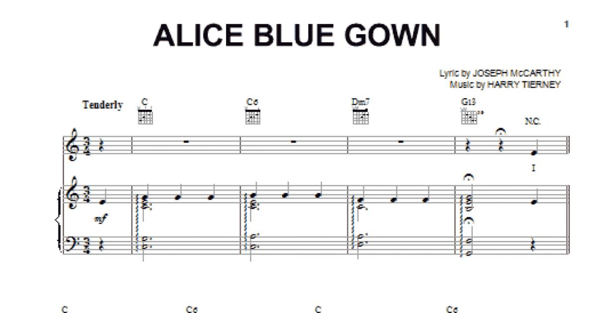 Sheet Music Stores | Alice Blue Gown (arr. Jim Ivy)
