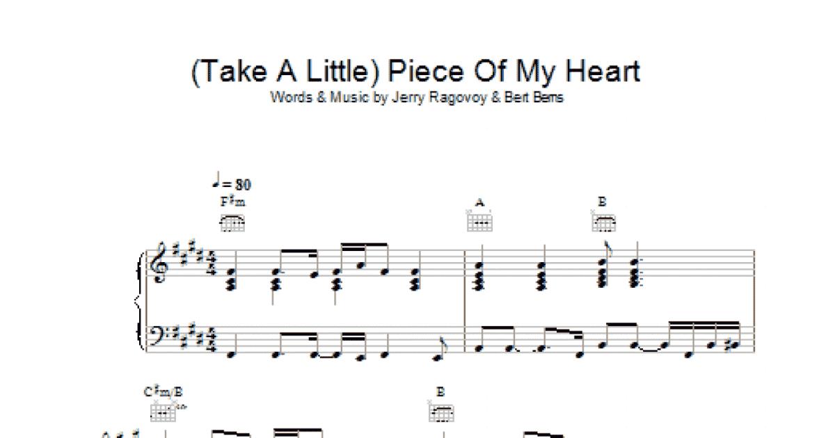 Piece Of My Heart Sheet Music | Janis Joplin | Guitar Tab