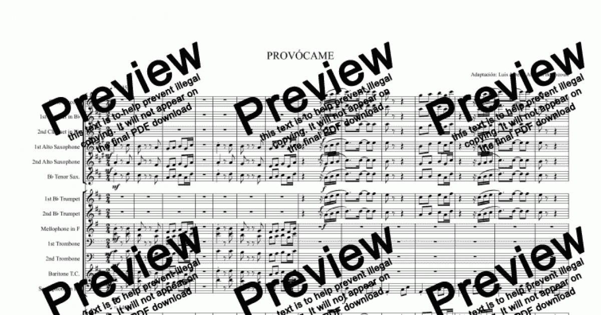 Tell Me Why? Sheet music for Piano, Bass guitar, Bongo, Trumpet in c (Mixed  Quartet)