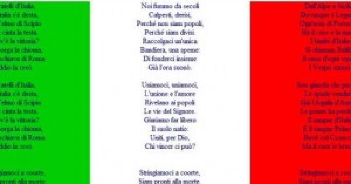 PRB Piano Series: National Anthem (Italy) - Sheet Music PDF
