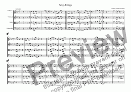 page one of Sexy-Strings (Stringquartet)