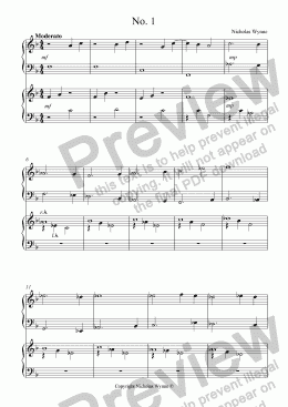 page one of Sight Reading Duets for Pupil and Teacher Book Four