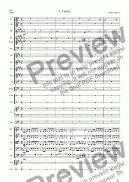 page one of Arjuna (Orchestrated) 07 Future