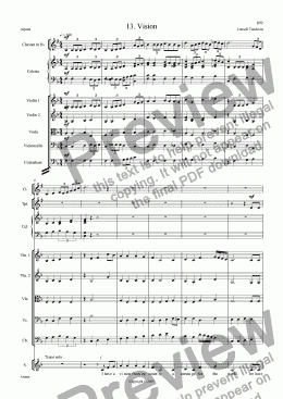 page one of Arjuna (Orchestrated) 13 Vision