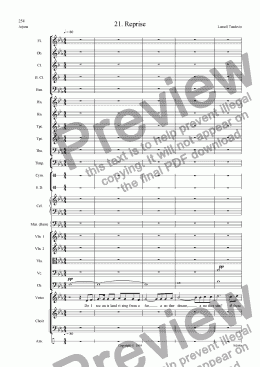 page one of Arjuna (Orchestrated) 21 Reprise