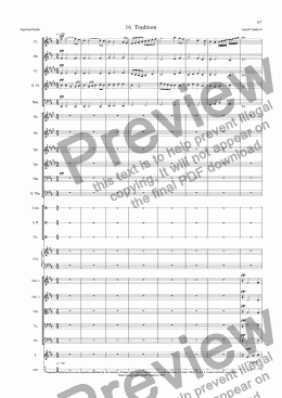 page one of Segaropa (Orchestrated) 16 Tradition