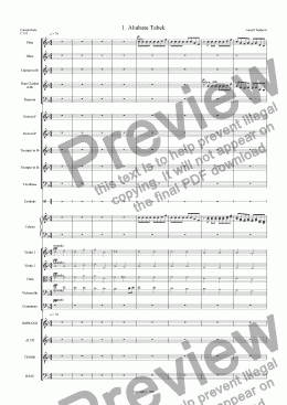 page one of Cantata Buka (Orchestrated) 01 Aliabate Tabek