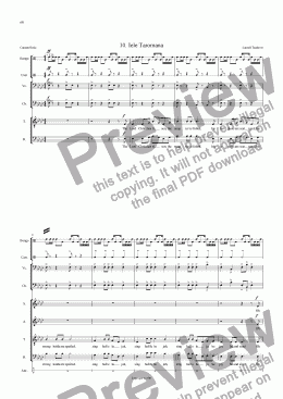 page one of Cantata Buka (Orchestrated) 10 Iele Tarammana