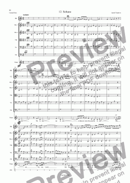 page one of Cantata Buka (Orchestrated) 12 Sohano