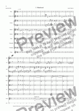 page one of Segaropa (Orchestrated) 03 Manhood