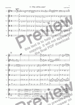 page one of Segaropa (Orchestrated) 11 Why Will He Come?
