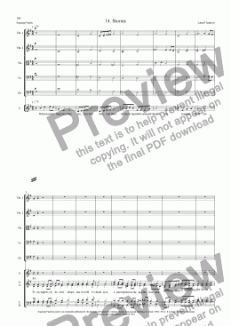 page one of Segaropa (Orchestrated) 14 Stories