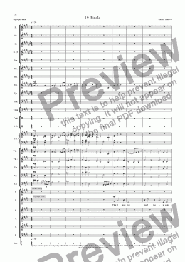page one of Segaropa (Orchestrated) 19 Finale