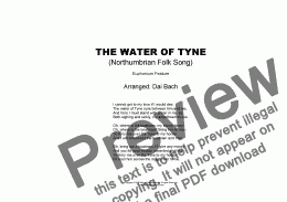 page one of The Water of Tyne