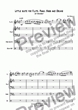page one of Suite for Flute & Piano - 1st mov.
