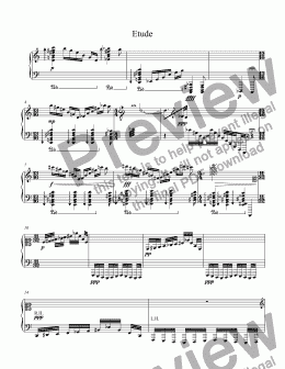 page one of Etude
