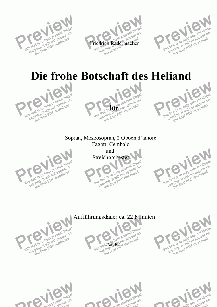 page one of Die frohe Botschaft des Heliand