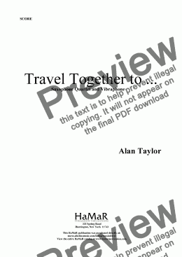 page one of Travel Together to...