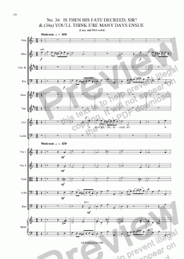 page one of Beggar’s Opera - No. 34, 35, 36, 37, 38 & 39
