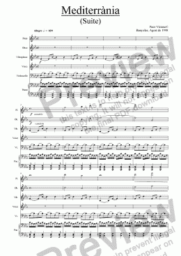 page one of 083-Mediterrània (Short ensemble version)