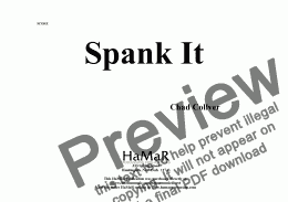 page one of Spank It
