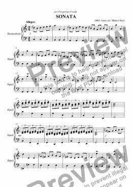 page one of A Ve'nice Sonata