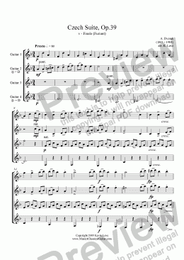 page one of Czech Suite - v - Furiant