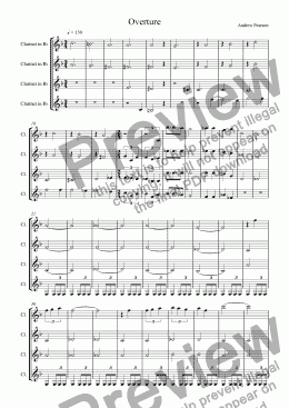page one of Overture