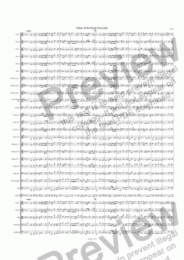 page one of Music for the Royal Fireworks