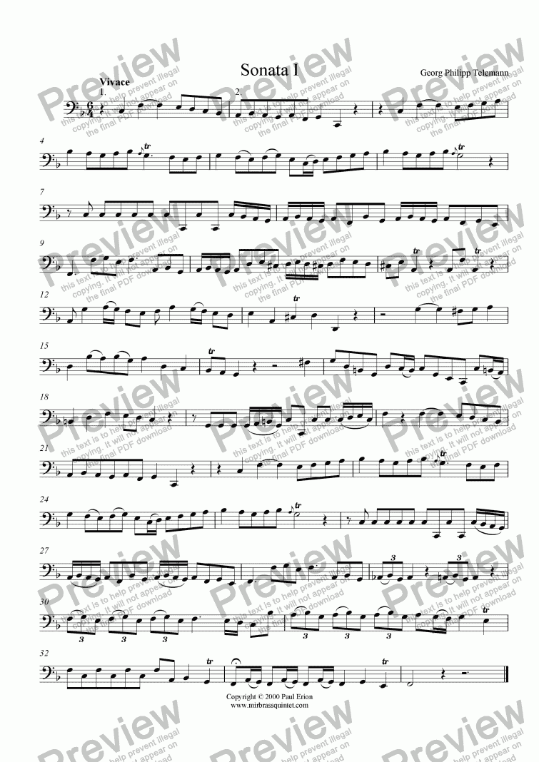 page one of Six Canonic Duets