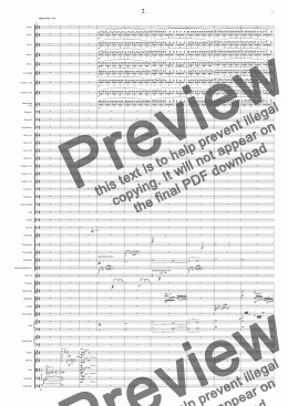 page one of Symphony No 59 2nd Movement