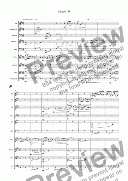 page one of Prelude I (Nocturne for Orchestra)