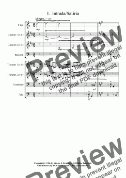 page one of Octet:  M1-Intrada