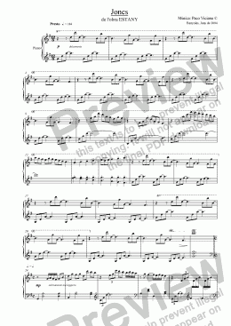 page one of 210-Estany (14 Joncs-Piano solo version)