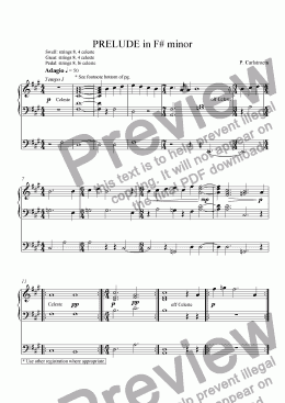 page one of Flag this messagePrelude in F # minor