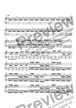 page one of Pursuit for Piano Solo