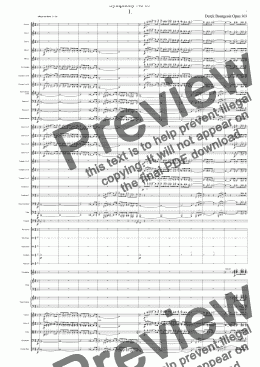 page one of Symphony No 63 1st movt