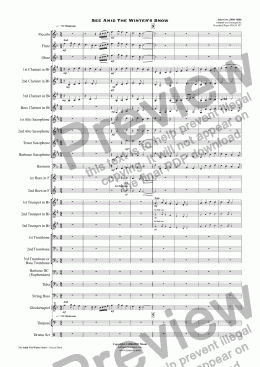 page one of See Amid The Winter’s Snow (Christmas) - Concert Band